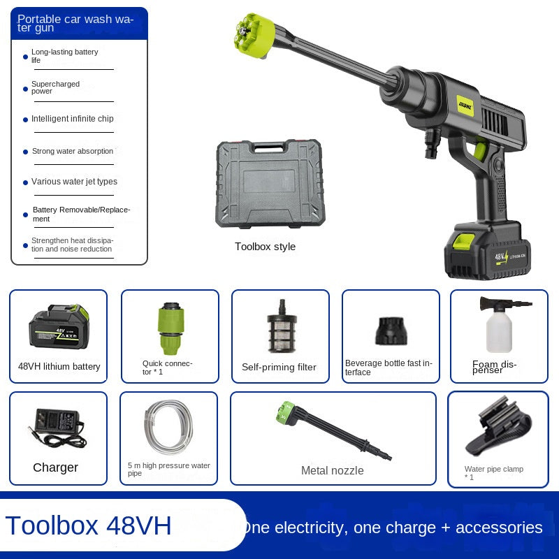 Wireless High-Pressure Water Gun