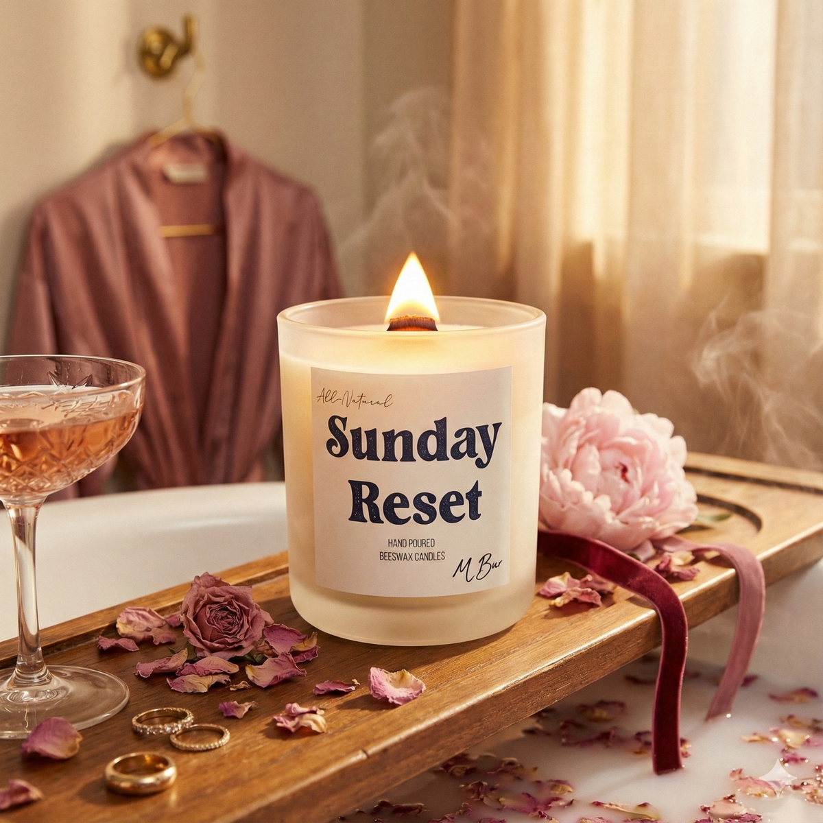 Sunday Reset Candle