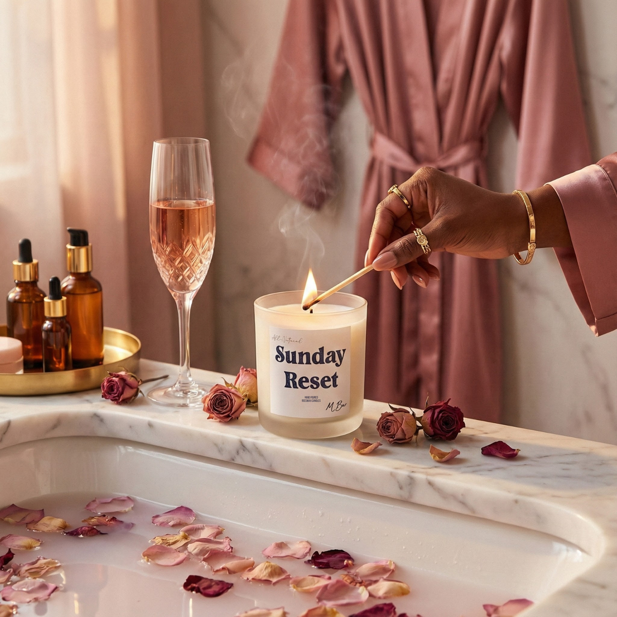 Sunday Reset Candle