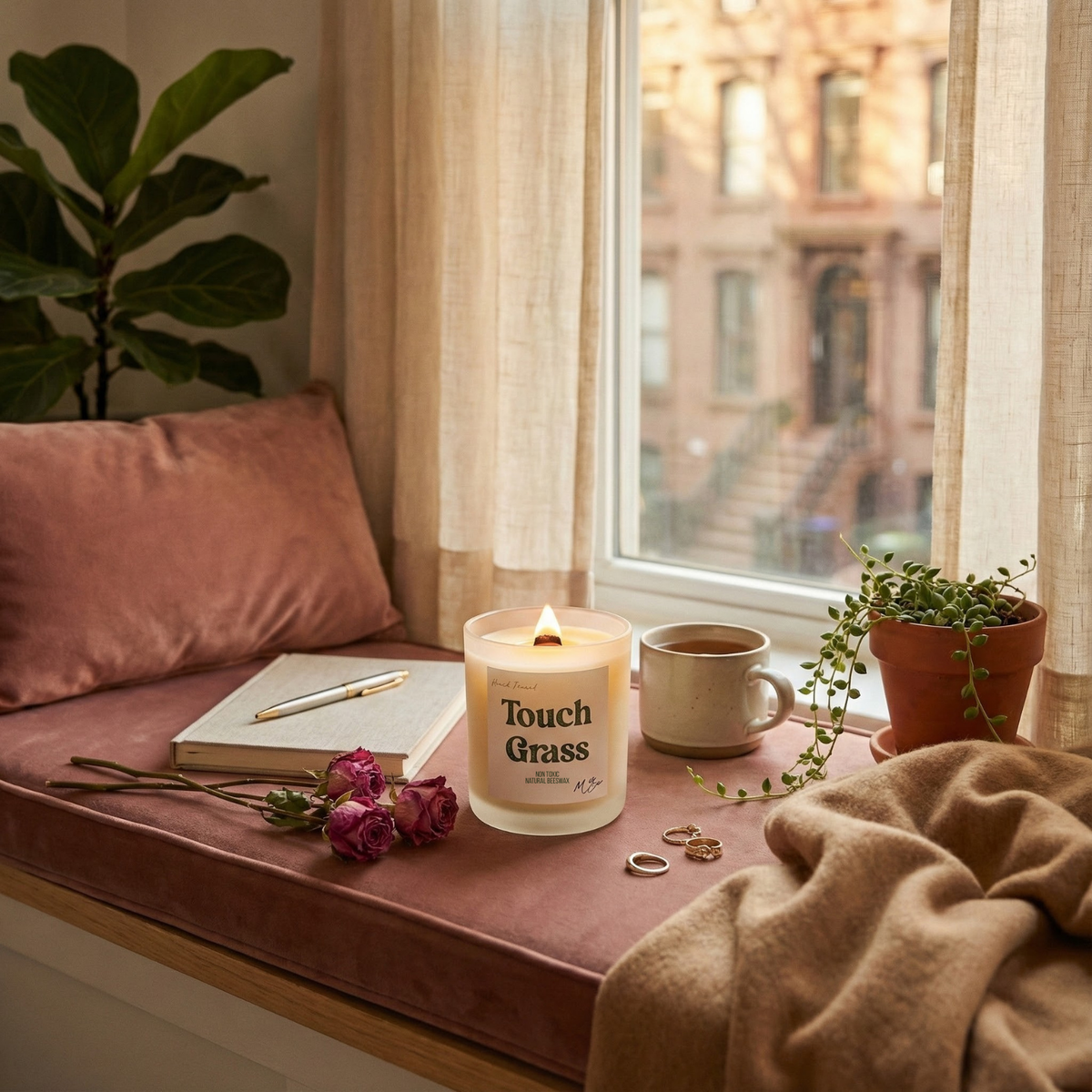 Touch Grass Candle