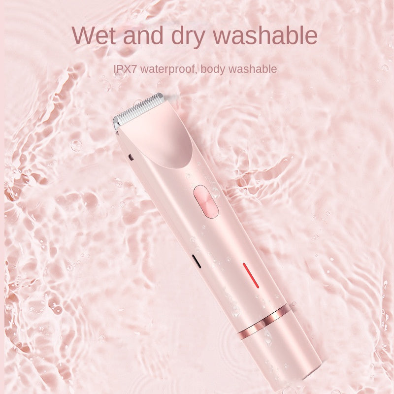 Women's Electric Hair Removal Shaver with Dual Heads