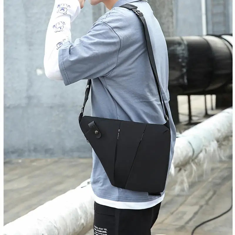 Men’s Anti-Theft Chest Bag Crossbody Messenger Pack