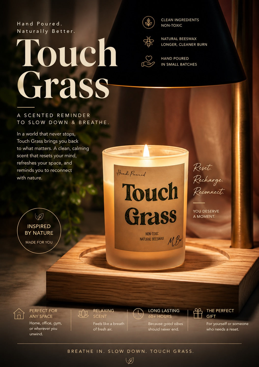 Touch Grass Candle