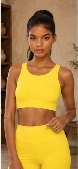 Breathe Easy Cut-Out Back Sports Bra – Lycra® Blend