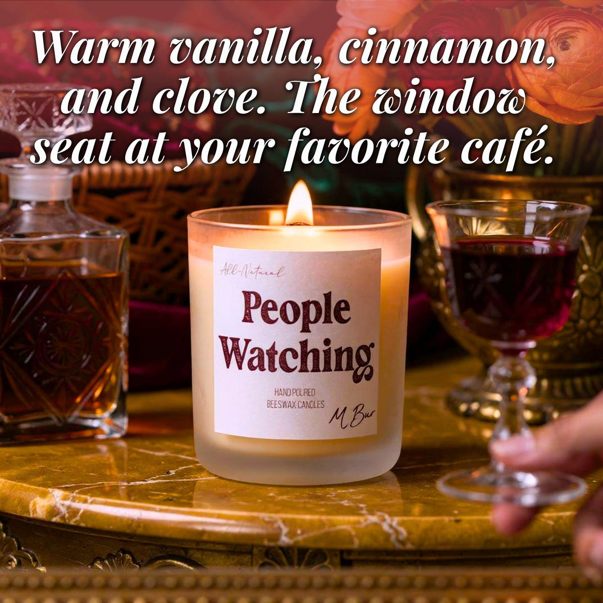 People Watching Candle