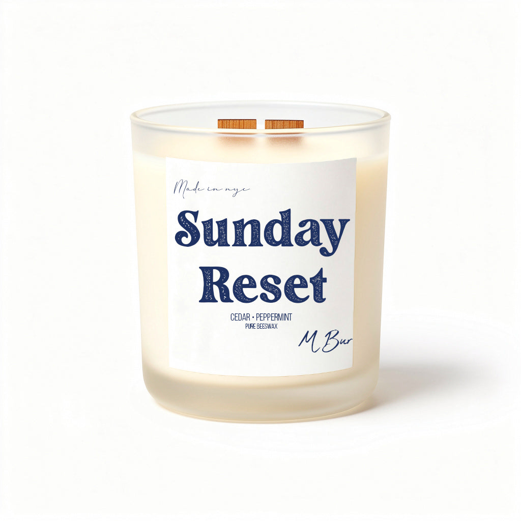 Sunday Reset Candle