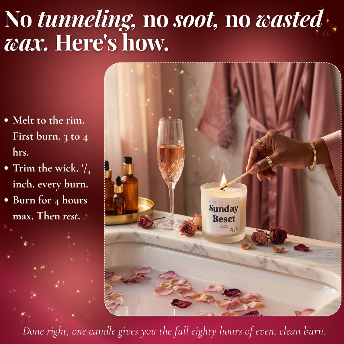 Sunday Reset Candle