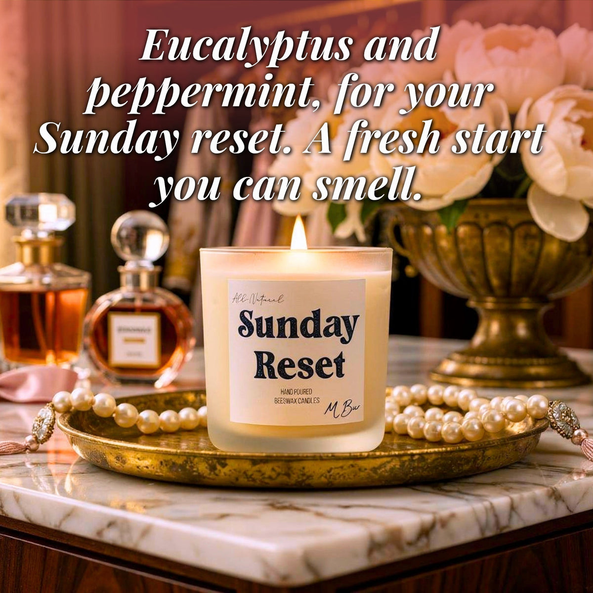 Sunday Reset Candle