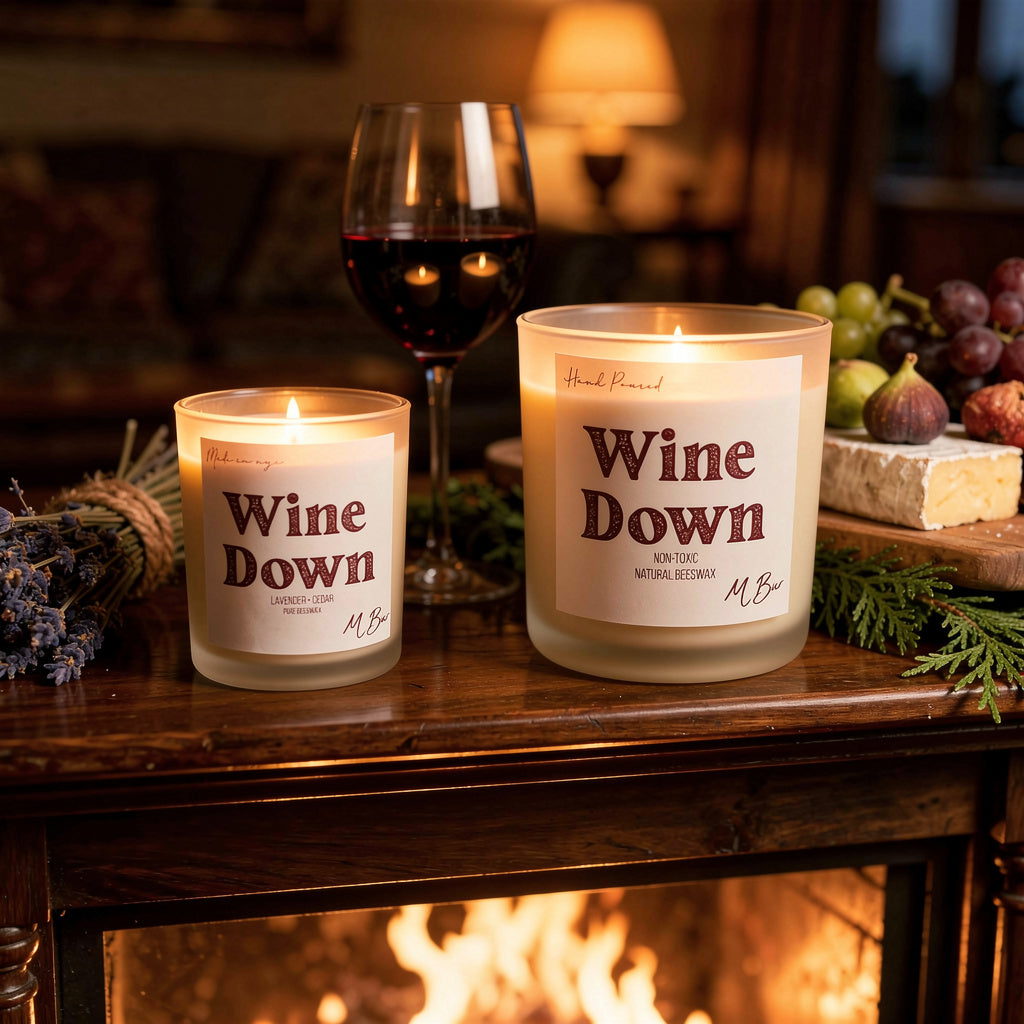 Wine Down Candle