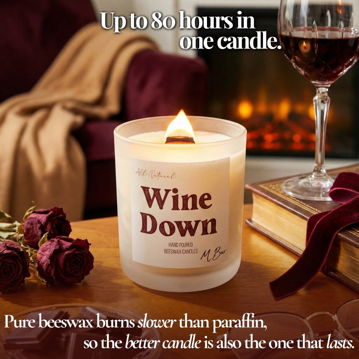 Wine Down Candle