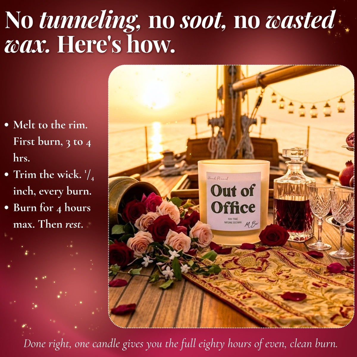 Out of Office Candle